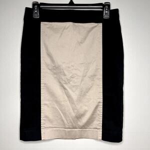 Women's Ann Taylor Color‎ Block Pencil Skirt Sz 2 Careerwear Professional Office